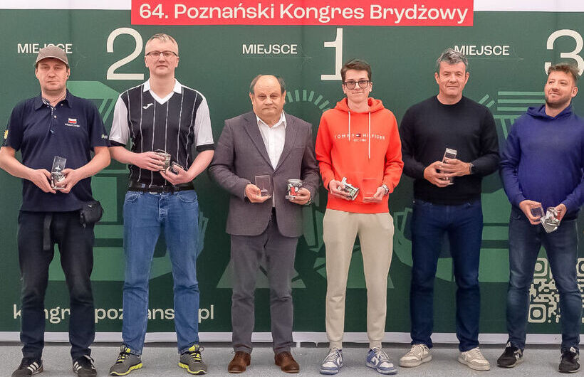 Zwycięzcy Grand Prix Polski Par w Poznaniu: Stanisław Gołębiowski i Wojciech Bąk